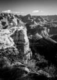 Grand Canyon South Rim Black and White Vertical Grand Canyon South Rim black and white