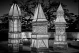 Heritage Lanterns At Root Square Black and White Horizontal Heritage Lanterns At Root Square black and white
