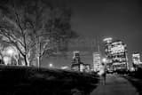 Houston Cityscape Buffalo Bayou Black and White Horizontal Houston Cityscape Buffalo Bayou black and white