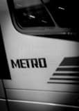 Houston Metro Light Rail Black and White Vertical Houston Metro Light Rail black and white