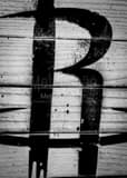 Houston Rockets R Black and White Vertical Houston Rockets R black and white