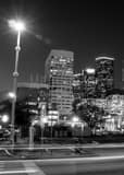 Houston Skyline Black and White Vertical Houston Skyline black and white
