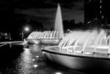 Mecom Fountain Black and White Horizontal Mecom Fountain black and white