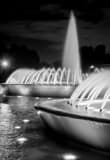 Mecom Fountain Black and White Vertical Mecom Fountain black and white