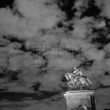 Sam Houston Statue Hermann Park Black and White Square Sam Houston Statue Hermann Park black and white