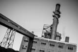 Citizens Thermal Power Plant Black and White Horizontal Citizens Thermal Power Plant black and white