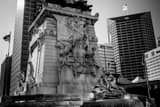 East Side Soldiers Sailors Monument Black and White Horizontal East Side Soldiers Sailors Monument black and white
