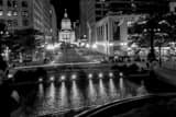 Indiana Statehouse Building Black and White Horizontal Indiana Statehouse Building black and white