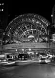 Indianapolis Artsgarden Washington Boulevard Black and White Vertical Indianapolis Artsgarden Washington Boulevard black and white