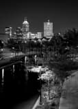 Indy Skyline Black and White Vertical Indy Skyline black and white