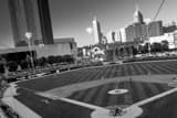 Victory Field Indy Skyline Black and White Horizontal Victory Field Indy Skyline black and white