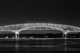 Isiah Hart Memorial Bridge Black and White Horizontal Isiah Hart Memorial Bridge black and white