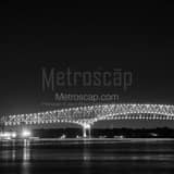 Isiah Hart Memorial Bridge Black and White Square Isiah Hart Memorial Bridge black and white