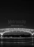 Isiah Hart Memorial Bridge Black and White Vertical Isiah Hart Memorial Bridge black and white