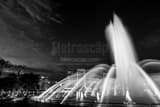 Jacksonville Skyline Friendship Fountain Black and White Horizontal Jacksonville Skyline Friendship Fountain black and white