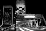 Main Street Bridge Modis Building Black and White Horizontal Main Street Bridge Modis Building black and white