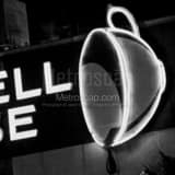 Maxwell House Neon Sign Black and White Square Maxwell House Neon Sign black and white