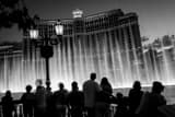 Bellagio Fountains Vegas Strip Black and White Horizontal Bellagio Fountains Vegas Strip black and white