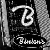 Binions Fremont Street Black and White Square Binions Fremont Street black and white