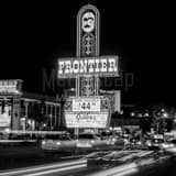 Frontier Casino Sign Black and White Square Frontier Casino Sign black and white