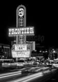Frontier Casino Sign Black and White Vertical Frontier Casino Sign black and white
