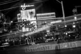 Las Vegas Strip Trolly Ghost Black and White Horizontal Las Vegas Strip Trolly Ghost black and white