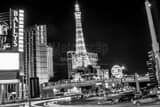 Paris Hotel Flamingo Road Black and White Horizontal Paris Hotel Flamingo Road black and white