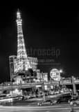 Paris Hotel Flamingo Road Black and White Vertical Paris Hotel Flamingo Road black and white
