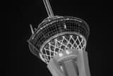 Top Of Stratosphere Black and White Horizontal Top Of Stratosphere black and white