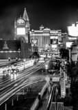 Traffic Vegas Strip Black and White Vertical Traffic Vegas Strip black and white