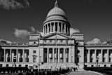 Arkansas State Capitol Building Black and White Horizontal Arkansas State Capitol Building black and white