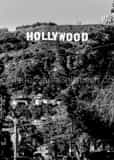 The Hollywood Sign black and white Photography Vertical The Hollywood Sign black and white Photography
