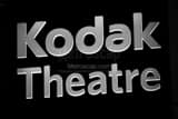 Kodak Theatre Sign Black and White Horizontal Kodak Theatre Sign black and white
