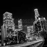 Los Angeles Skyline Us Bank Building Bank America Building Black and White Square Los Angeles Skyline Us Bank Building Bank America Building black and white