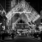 4th Street Live Downtown Louisville Black and White Square 4th Street Live Downtown Louisville black and white
