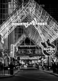 4th Street Live Downtown Louisville Black and White Vertical 4th Street Live Downtown Louisville black and white
