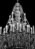 Chandelier Main Seventh Black and White Vertical Chandelier Main Seventh black and white