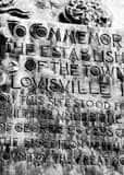 Establishment Louisville Memorial Black and White Vertical Establishment Louisville Memorial black and white