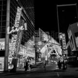 Fourth Street Live Citysscape Black and White Square Fourth Street Live Citysscape black and white