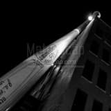Giant Louisville Slugger Bat Black and White Square Giant Louisville Slugger Bat black and white