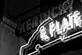 Kentucky Glass And Plate Black and White Horizontal Kentucky Glass And Plate black and white