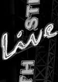 Live Fourth Street Louisville Kentucky Black and White Vertical Live Fourth Street Louisville Kentucky black and white