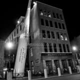Louisville Slugger Museum Black and White Square Louisville Slugger Museum black and white
