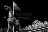 Richland Carousel Park Black and White Horizontal Richland Carousel Park black and white