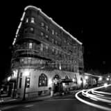 Lafayette Hotel Black and White Square Lafayette Hotel black and white