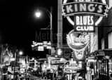 Beale Street Black and White Horizontal Beale Street black and white