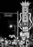 Beale Street Black and White Vertical Beale Street black and white