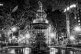Hebe Fountain Court Square Black and White Horizontal Hebe Fountain Court Square black and white