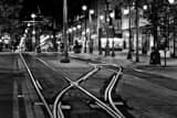 Main Street Downtown Memphis Black and White Horizontal Main Street Downtown Memphis black and white