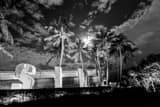 Bayside Sign Black and White Horizontal Bayside Sign black and white